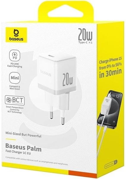 Palm Hızlı Şarj 1c 20W Eu Beyaz fiyatları