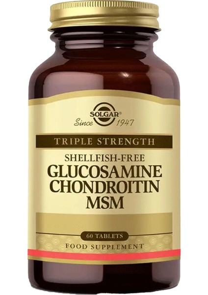 Solgar Glucosamine Chondroitin Msm 60 Tablet