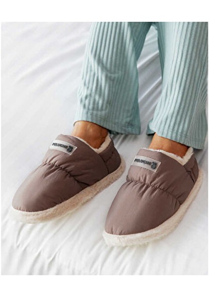 Dark Plum Parachute Women Slipper Kadın Günlük Ev Pandufu Par-Kkm Kahverengi fiyatları