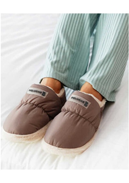 Dark Plum Parachute Women Slipper Kadın Günlük Ev Pandufu Par-Kkm Kahverengi fırsatları