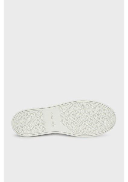 Deri Monogram Logo Baskılı Sneaker Ayakkabı HM0HM018990GM Erkek Ayakkabı HM0HM01899 0gm