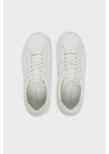 Deri Logolu Kalın Taban Sneaker Ayakkabı HM0HM019700K4 Erkek Ayakkabı HM0HM01970 0k4