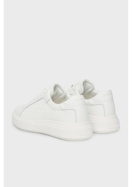 Deri Logolu Kalın Taban Sneaker Ayakkabı HM0HM019700K4 Erkek Ayakkabı HM0HM01970 0k4