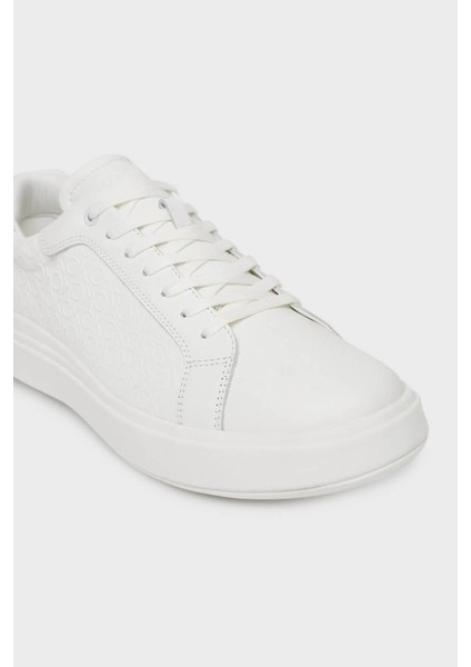 Deri Logolu Kalın Taban Sneaker Ayakkabı HM0HM019700K4 Erkek Ayakkabı HM0HM01970 0k4