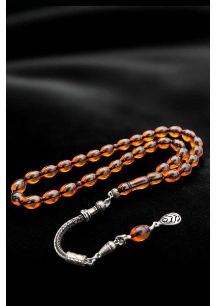 Sertifikalı Usta Işçilikli Zar Ateş Kehribar Tesbih Ahşap Kutulu Hediyelik Tespih fırsatları