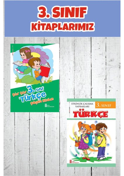 3.sınıf Türkçe Çalışma Kitabım+Etkinlik Çalışma Yaprakları