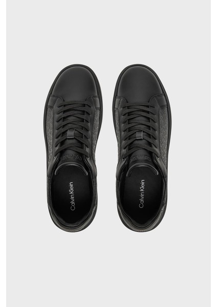 Deri Logolu Kalın Taban Sneaker Ayakkabı HM0HM019700GJ Erkek Ayakkabı HM0HM01970 0gj