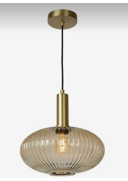 Mylights Rustik Bal Sarkıt Avize 25CM Bronz Askılı Spor Tekli Avize