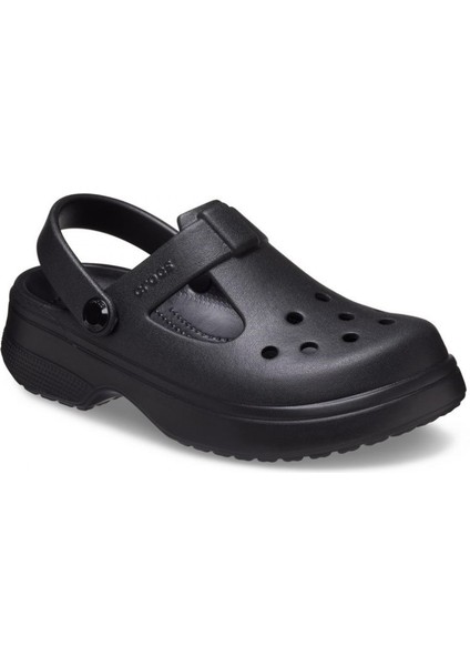 210615 Classic Mary Jane Clog K Siyah Çocuk Terlik