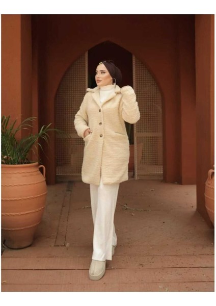 Kadın Astarlı Peluş Kaban fiyatları