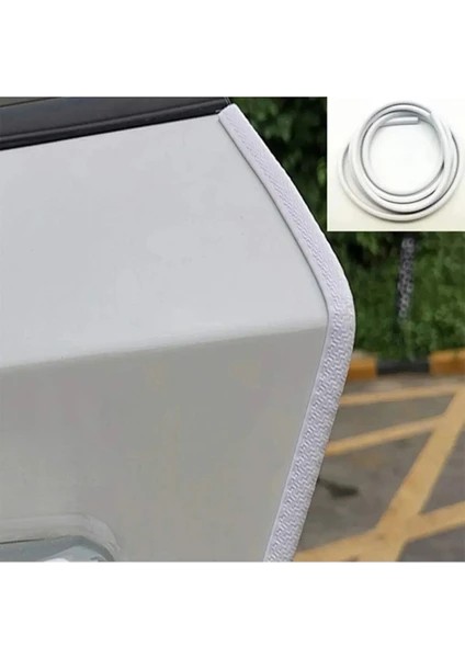 Same Solaris Oto Araç Kapı Koruma Fitili 5metre Parlak Beyaz Renk Çarpma Çizilme Önleyici Fitil