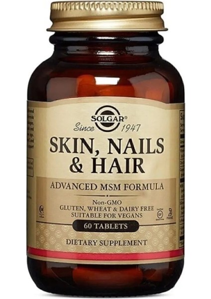 Skin, Nails & Hair* With Msm 60 Tablet fiyatları