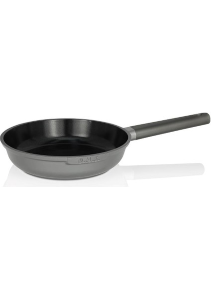 15016 - 3 Parça, Indüksiyonlu Ocak Uyumlu, Döküm, Seramik, ( 20 - 24 - 28 cm ) Tava Seti Siyah