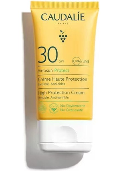 Asfstore Caudalie Vinosun High Protection Cream SPF30 50 ml