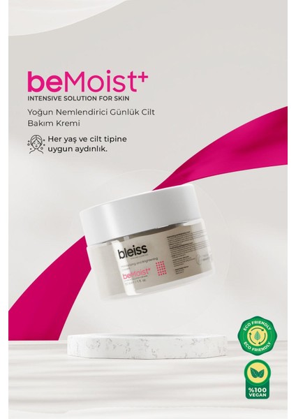 Bleiss Bemoist+ Yoğun Nemlendirici Günlük Cilt Bakım Kremi 50 ml modelleri