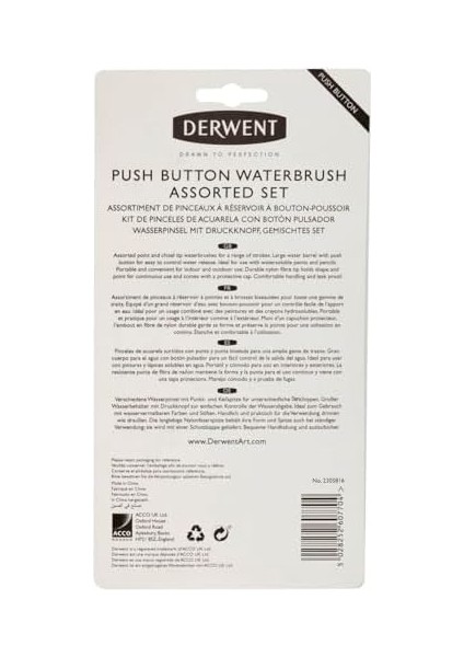 Basma Düğmesi Sulu Boya Fırçası Çeşitli Set modelleri