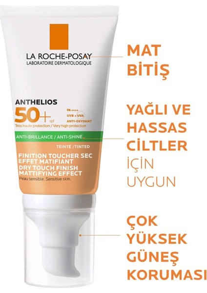 Asfstore La Roche Posay Anthelios Xl Renkli Güneş Jel Kremi SPF50+ 50 ml 2 Adet