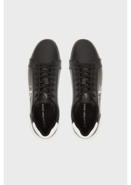 Logolu Deri Sneaker Ayakkabı YM0YM013170GJ Erkek Ayakkabı YM0YM01317 0gj