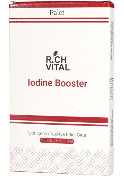 Rich Vital Iodine Booster Iyot 60 Blister Tablet