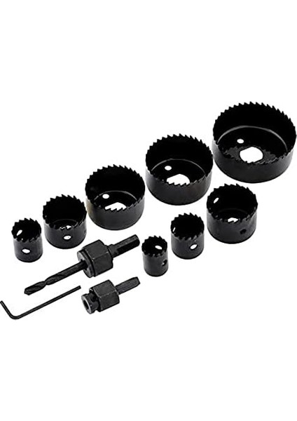 58129 12 Pc Holesaw Kit, Black fiyatları