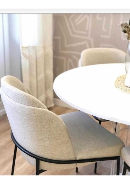 Mutfak Sandalyesi 4'lü Set Salon Sandalyesi Papel Sandalye Yemek Sandalye Lüks Sandalye Morena modelleri