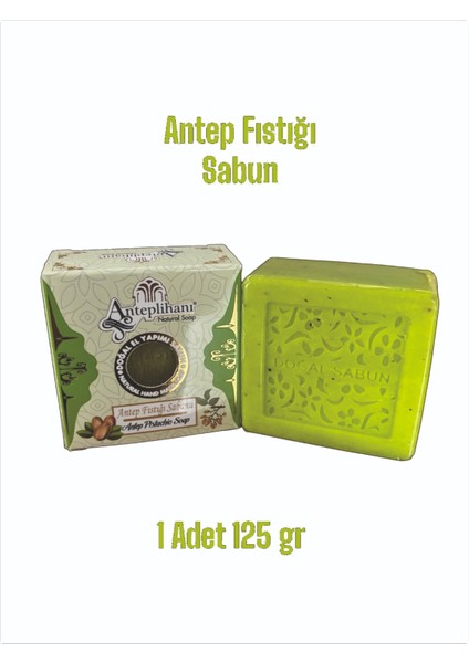 Antep Fıstığı Sabunu Antep Fıstığı Doğal El Yapımı Naturel Sabun Soap 125 gr