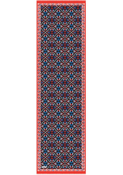 Kırmızı Sarmaşık Desen Vual Ipek Fular fırsatları