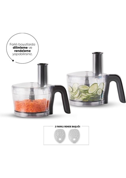 Mastermaid Power Essential Soft Cream Mutfak Robotu, Blender Seti Doğrayıcı 2000W Güçlü Motor modelleri