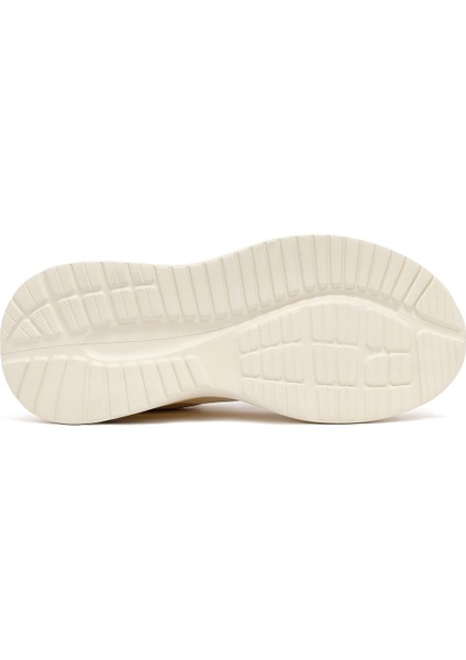 Erkek Bej Bağcıklı Kalın Tabanlı Kumaş Sneaker 25SFD69226F fırsatları