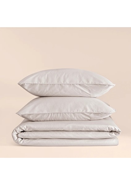 %100 Pamuk Percale Nevresim Seti 260X240 cm Gri - Pure Serisi fiyatları