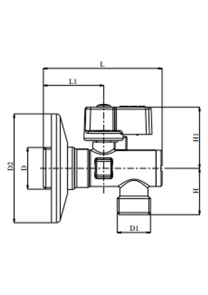Filtreli Ara Musluk 1/2 3/8'' 602111156
