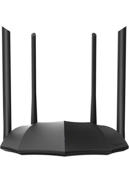 Ac8 Wlan Dual Band Gigabit Router 1200MBIT/S (867MBIT/S 5ghz + 300MBIT/S 2.4ghz, 4 Gigabit Port, Mu-Mımo,4 * 6dbi Harici Anten, Uygulama Kontrolü, Ipv6) Siyah