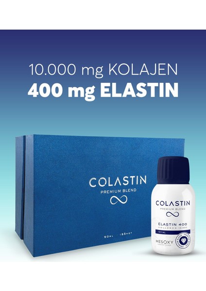 Colastin 10 Bin Mg Kolajen & 400 Mg Elastin 50 ml x 15 Shot