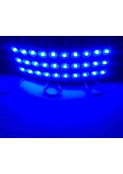 20 Adet 5 Watt Mavi Işık IP65 Modül Led, 10 Adet Magnetli, Çok Kaliteli Kırmızı Işık Modül LED