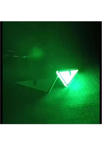 12V Üniversal Araç&motorsiklet LED Flash Eye Göz Dekorasyon Strobe (Flaş) Stop&fren Lamba Yeşil