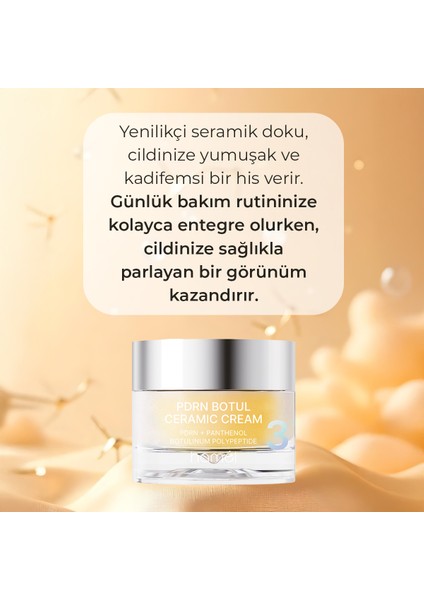 3x Pdrn Botul Ceramic Cream Somon Dna Lifting Etkili Doku Onarıcı Krem Kore 50ML
