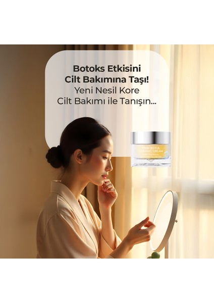 3x Pdrn Botul Ceramic Cream Somon Dna Lifting Etkili Doku Onarıcı Krem Kore 50ML