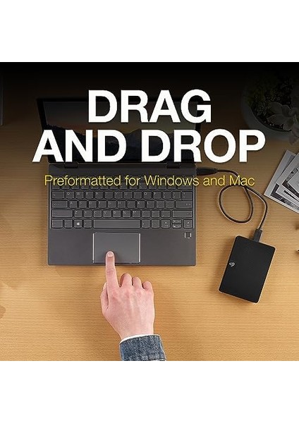 Expansion Portable 4 Tb Harici Sabit Disk, USB 3.0, Mac ve Pc, 2 Yıl Rescue Services (Veri Kurtarma), STKM4000400