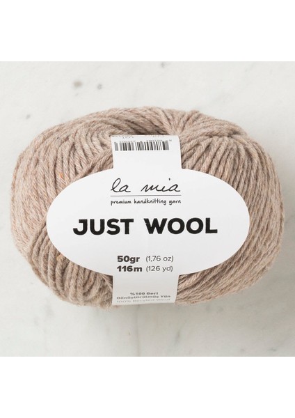 Just Wool Bej El Örgü Ipi - LT004 - 33840