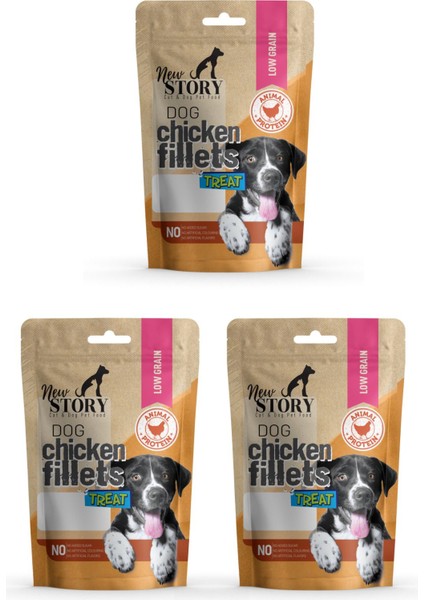 Dog Chicken Fillets 3X80GR. Tavuklu, Köpek Ödül Maması