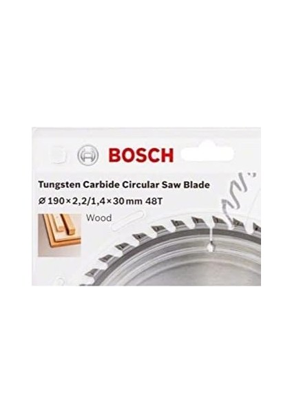 Professional Accessories Eco For Wood Daire Testere Bıçağı, 190 * 30 Mm, 48 Diş fiyatları