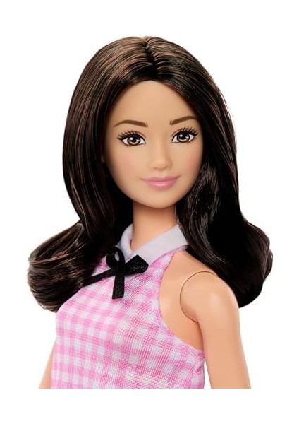 Fashionista Bebek, Pembe Gingham Elbise