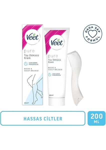 Veet Pure Tüy Dökücü Krem Hassas Cilt 200 ml