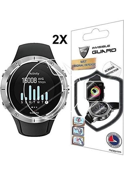 Suunto Spartan Trainer Wrist Hr Ekran Koruyucu, 2 Adet