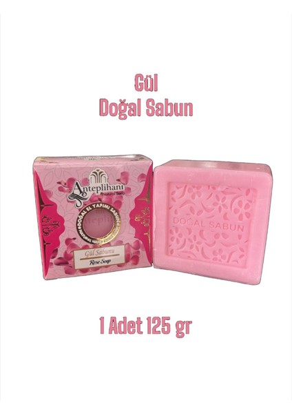 Gül Sabun Gül Yağlı Sabun Doğal El Yapımı Naturel Sabun Soap 125 gr