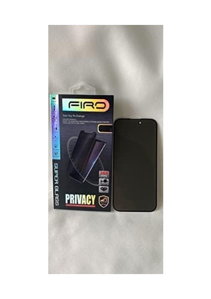 Koruyucu iPhone 13 Pro Max Uyumlu Tam Kapatan Hd Ekran Koruyucu Sert Temperli Kırılmaz Cam Siyah (Prıvacy) fiyatları