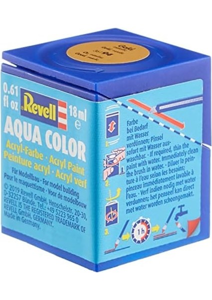 - Su Bazlı Maket Boyası Altın Metalik 18 ml (36194)