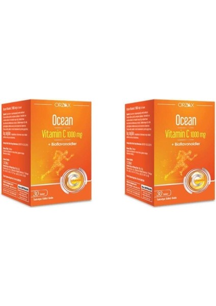 Ocean Vitamin C 1000 Mg 30 Tablet 2 Adet