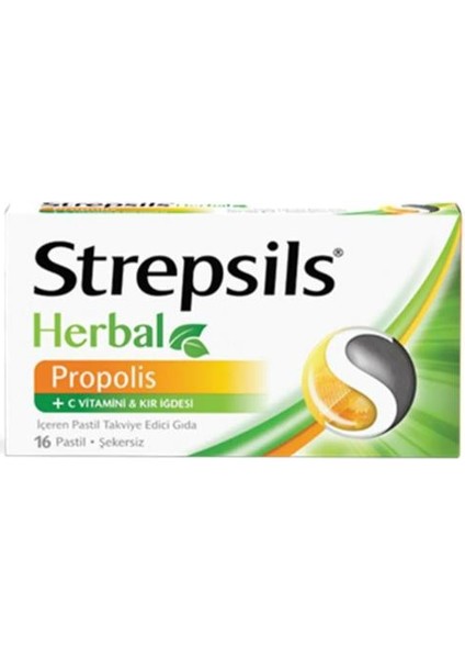 Strepsils Herbal Propolis Aromalı 16 Pastil