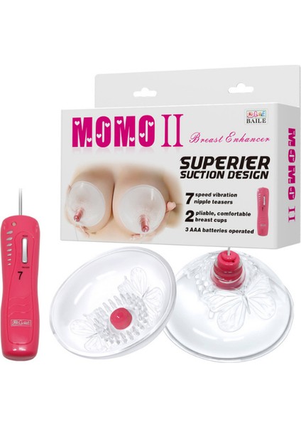 Momo 2 Breast Enhancez Superier Sustion Design Göğüs Titreşimi